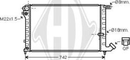 Diederichs DCM1708 - Radiators, Motora dzesēšanas sistēma ps1.lv