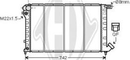 Diederichs DCM1703 - Radiators, Motora dzesēšanas sistēma ps1.lv