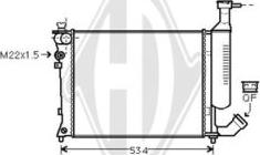 Diederichs DCM1718 - Radiators, Motora dzesēšanas sistēma ps1.lv