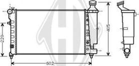 Diederichs DCM1729 - Radiators, Motora dzesēšanas sistēma ps1.lv