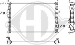 Diederichs DCM3940 - Radiators, Motora dzesēšanas sistēma ps1.lv