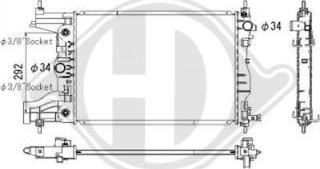 Diederichs DCM3919 - Radiators, Motora dzesēšanas sistēma ps1.lv