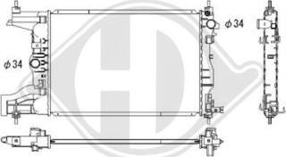 Diederichs DCM3920 - Radiators, Motora dzesēšanas sistēma ps1.lv