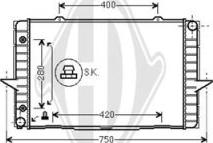 Diederichs DCM3498 - Radiators, Motora dzesēšanas sistēma ps1.lv