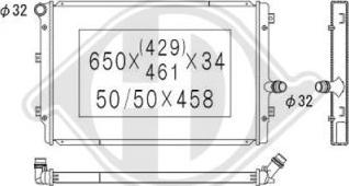 Diederichs DCM3443 - Radiators, Motora dzesēšanas sistēma ps1.lv