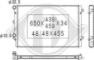 Diederichs DCM3442 - Radiators, Motora dzesēšanas sistēma ps1.lv