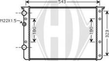 Diederichs DCM3455 - Radiators, Motora dzesēšanas sistēma ps1.lv