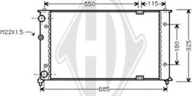 Diederichs DCM3436 - Radiators, Motora dzesēšanas sistēma ps1.lv