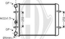 Diederichs DCM3426 - Radiators, Motora dzesēšanas sistēma ps1.lv