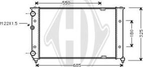 Diederichs DCM3428 - Radiators, Motora dzesēšanas sistēma ps1.lv