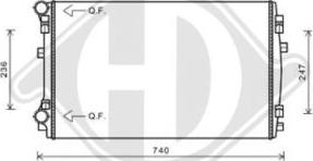 Diederichs DCM3472 - Radiators, Motora dzesēšanas sistēma ps1.lv