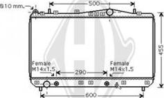 Diederichs DCM3595 - Radiators, Motora dzesēšanas sistēma ps1.lv