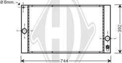 Diederichs DCM3512 - Radiators, Motora dzesēšanas sistēma ps1.lv