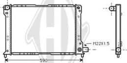 Diederichs DCM3517 - Radiators, Motora dzesēšanas sistēma ps1.lv