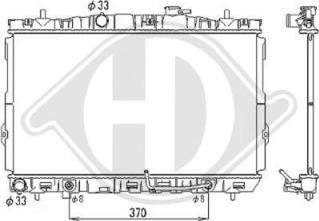 Diederichs DCM3670 - Radiators, Motora dzesēšanas sistēma ps1.lv