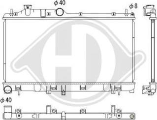 Diederichs DCM3049 - Radiators, Motora dzesēšanas sistēma ps1.lv