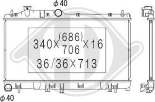 Diederichs DCM3042 - Radiators, Motora dzesēšanas sistēma ps1.lv