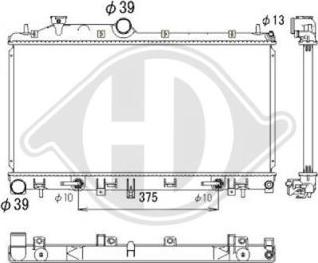 Diederichs DCM3051 - Radiators, Motora dzesēšanas sistēma ps1.lv