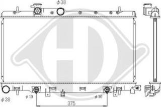 Diederichs DCM3035 - Radiators, Motora dzesēšanas sistēma ps1.lv