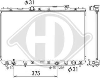 Diederichs DCM3174 - Radiators, Motora dzesēšanas sistēma ps1.lv