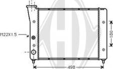 Diederichs DCM3394 - Radiators, Motora dzesēšanas sistēma ps1.lv