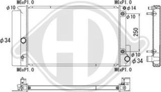 Diederichs DCM3350 - Radiators, Motora dzesēšanas sistēma ps1.lv