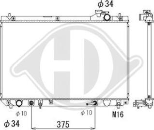 Diederichs DCM3301 - Radiators, Motora dzesēšanas sistēma ps1.lv