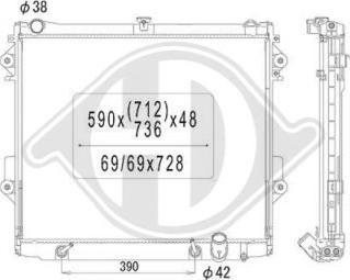 Diederichs DCM3320 - Radiators, Motora dzesēšanas sistēma ps1.lv