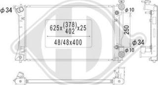 Diederichs DCM3224 - Radiators, Motora dzesēšanas sistēma ps1.lv