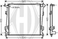 Diederichs DCM3790 - Radiators, Motora dzesēšanas sistēma ps1.lv