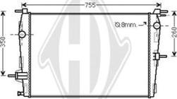 Diederichs DCM2956 - Radiators, Motora dzesēšanas sistēma ps1.lv