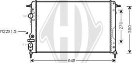 Diederichs DCM2904 - Radiators, Motora dzesēšanas sistēma ps1.lv