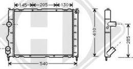 Diederichs DCM2905 - Radiators, Motora dzesēšanas sistēma ps1.lv