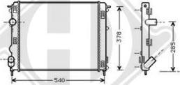 Diederichs DCM2907 - Radiators, Motora dzesēšanas sistēma ps1.lv