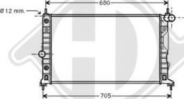 Diederichs DCM2989 - Radiators, Motora dzesēšanas sistēma ps1.lv