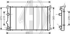 Diederichs DCM2935 - Radiators, Motora dzesēšanas sistēma ps1.lv