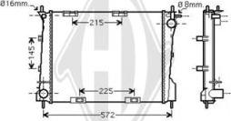 Diederichs DCM2938 - Radiators, Motora dzesēšanas sistēma ps1.lv