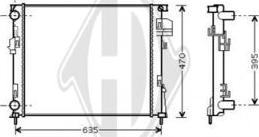 Diederichs DCM2933 - Radiators, Motora dzesēšanas sistēma ps1.lv