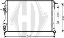 Diederichs DCM2926 - Radiators, Motora dzesēšanas sistēma ps1.lv
