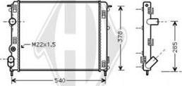 Diederichs DCM2920 - Radiators, Motora dzesēšanas sistēma ps1.lv