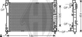 Diederichs DCM2404 - Radiators, Motora dzesēšanas sistēma ps1.lv