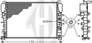 Diederichs DCM2406 - Radiators, Motora dzesēšanas sistēma ps1.lv