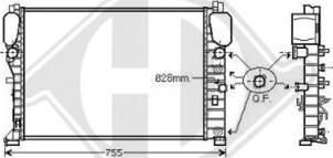 Diederichs DCM2416 - Radiators, Motora dzesēšanas sistēma ps1.lv