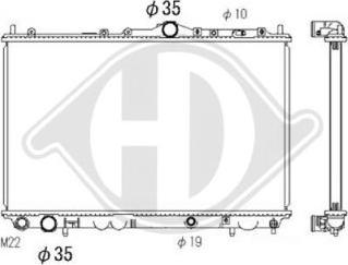 Diederichs DCM2474 - Radiators, Motora dzesēšanas sistēma ps1.lv