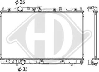 Diederichs DCM2472 - Radiators, Motora dzesēšanas sistēma ps1.lv