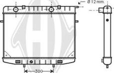 Diederichs DCM2598 - Radiators, Motora dzesēšanas sistēma ps1.lv