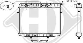 Diederichs DCM2593 - Radiators, Motora dzesēšanas sistēma ps1.lv