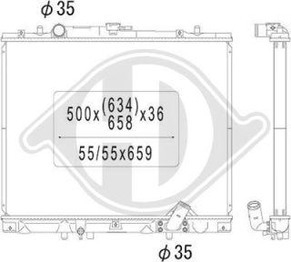 Diederichs DCM2501 - Radiators, Motora dzesēšanas sistēma ps1.lv