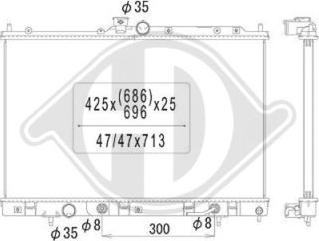 Diederichs DCM2514 - Radiators, Motora dzesēšanas sistēma ps1.lv