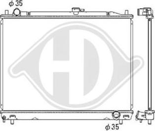 Diederichs DCM2520 - Radiators, Motora dzesēšanas sistēma ps1.lv